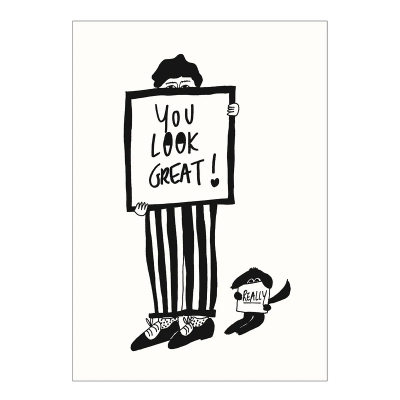 postkaart you look great