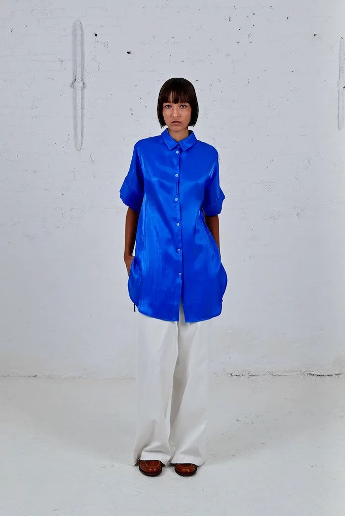 Blouse Armena electric blue