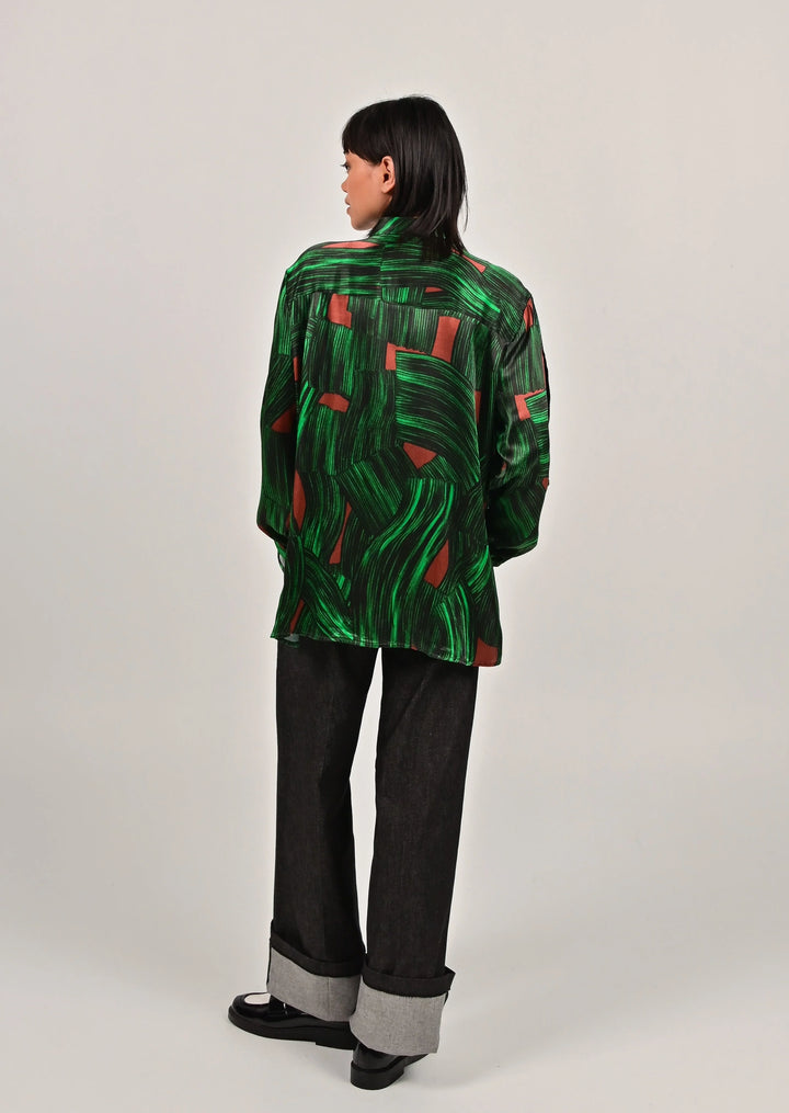 Blouse Della groen