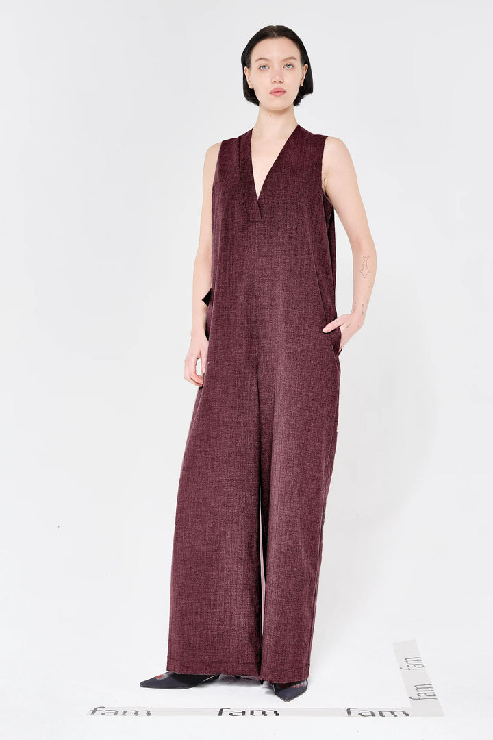 Jumpsuit bordeaux