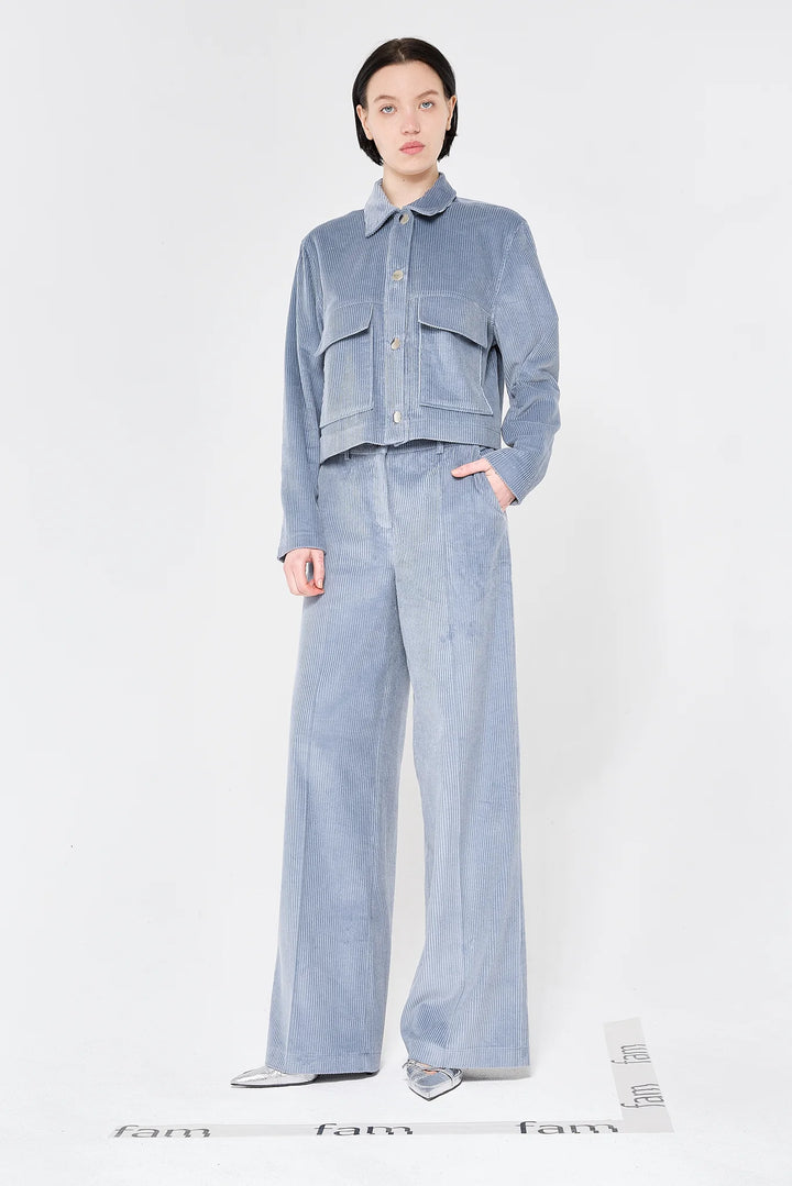 Broek in ribfluweel