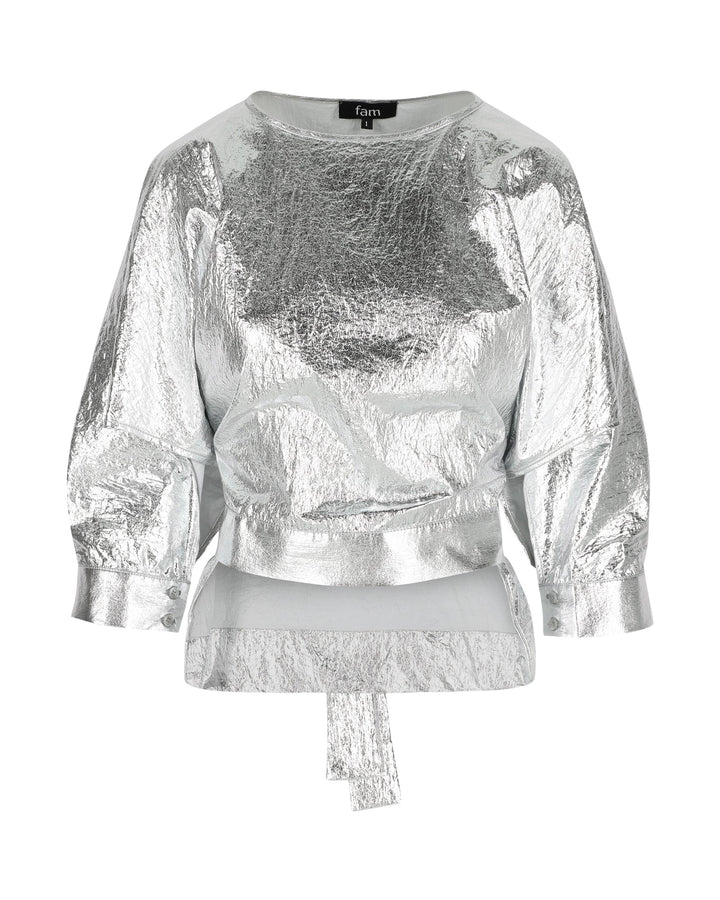 Metallic blouse