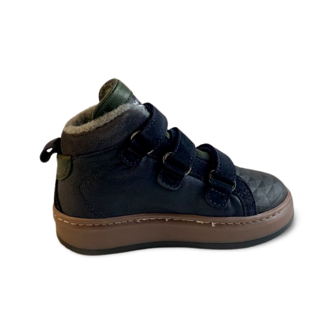 Sneaker blauw met velcro