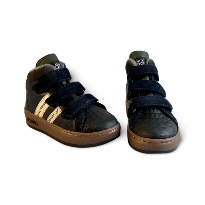 Sneaker blauw met velcro
