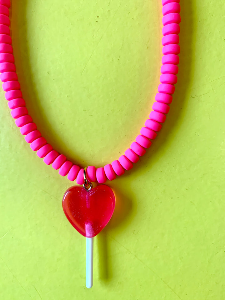 Ketting lolly hart
