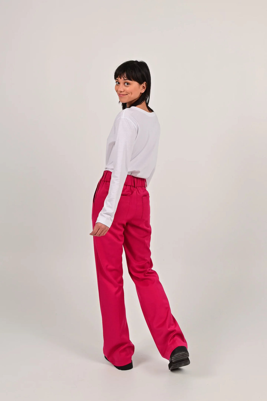 Broek Lucy fushia