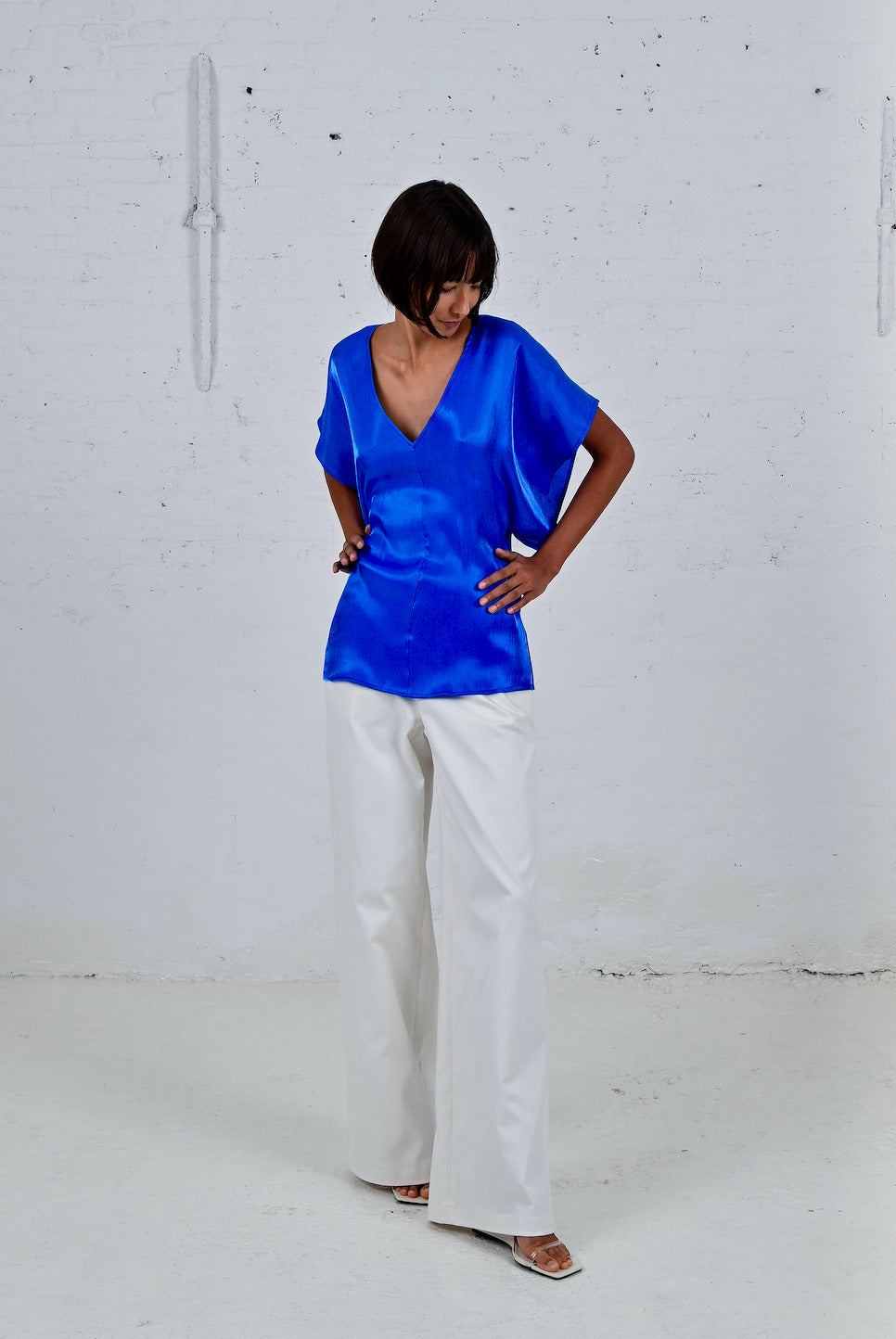 Top Stella electric blue